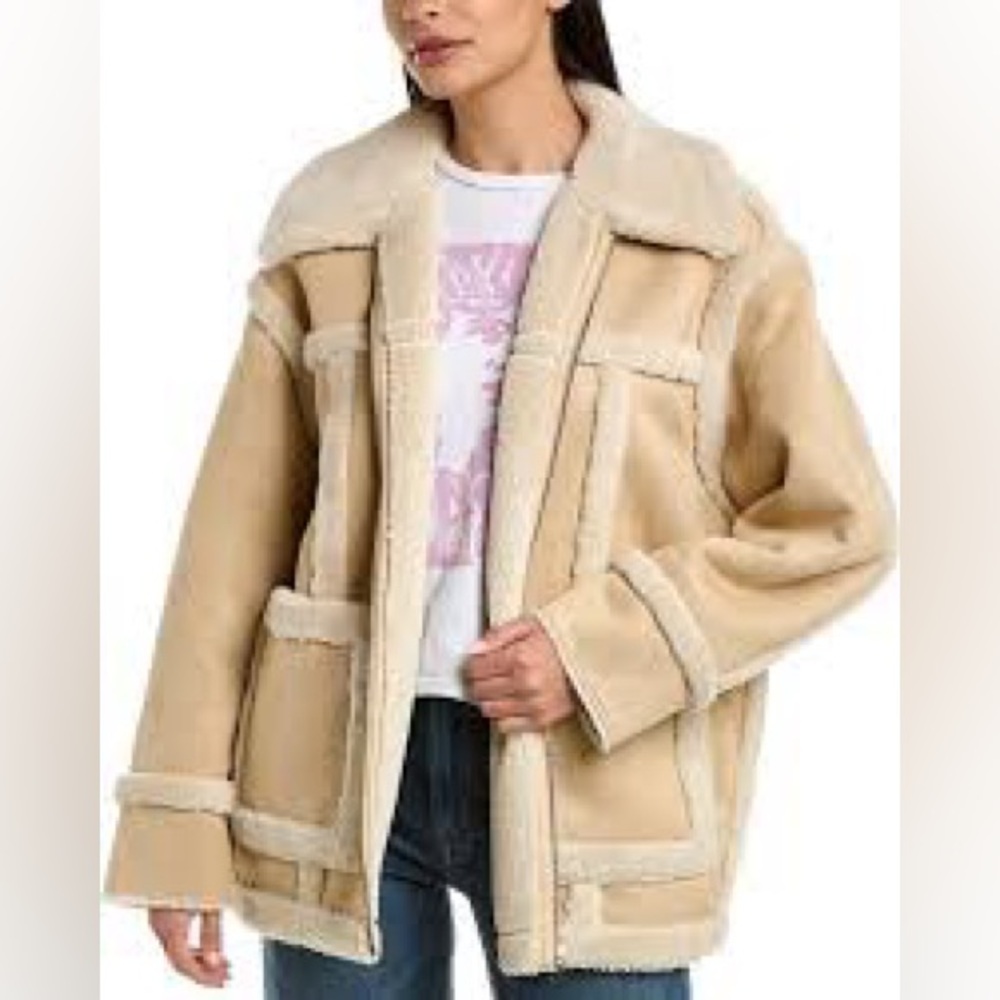 MOTHER the boxy brrly coat Size XS